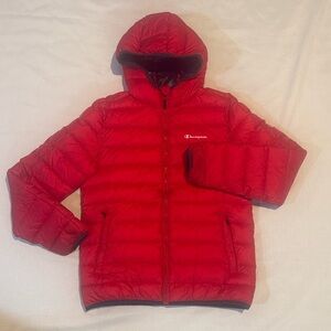 Champion Kids' Vibrant Red Puffer Jacket